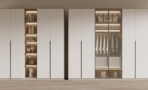 Modern wardrobe 3d model