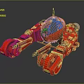 Mech Warrior Mech Soldier Machine Battlearm Mechanical Battlearm Machine Fighter Robot 3d model