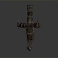 Intricate Mechanical Device With Geared Rings Metallic Components And Industrial Design In 3D Render