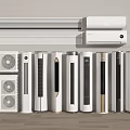 modern air conditioning 3d model