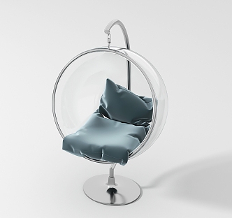 Modern Hanging Chair Acrylic Leisure Hanging Chair 3d model