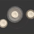 Elegant Wooden Candle Holders With Lit Candles And Glass Cover