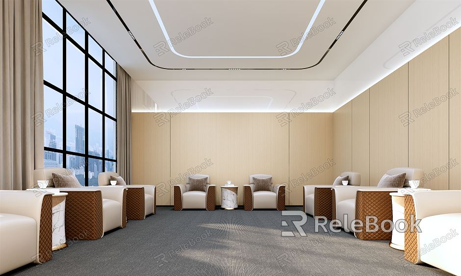 Modern Reception Room model