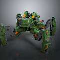 Robot Assistant Small Robot Butler Robot Butler Figure Game Figure 3d model