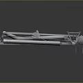 Tactical Mechanical Weapon with Metal Frame Tubular Design and Portable Launcher System