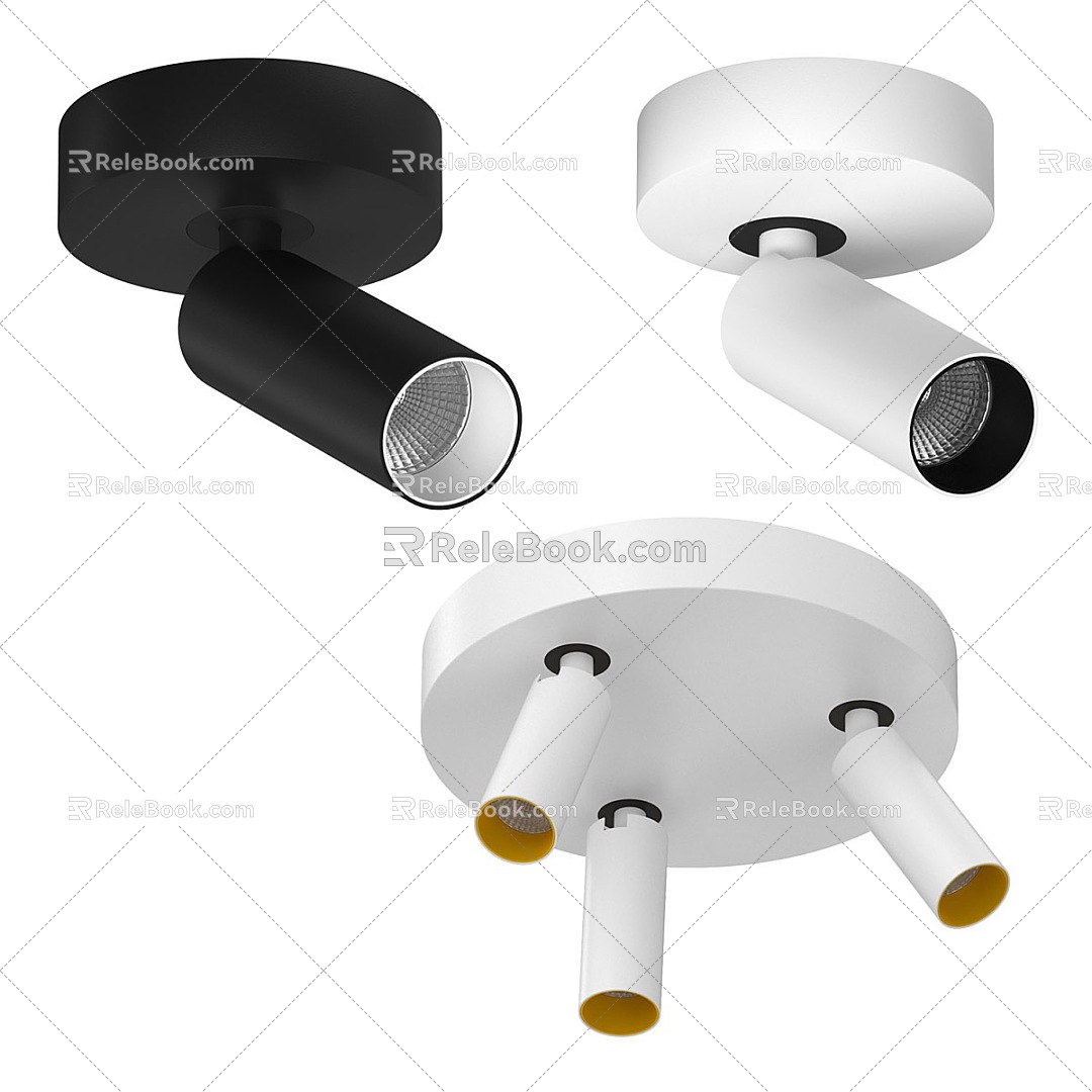 Simple downlight spotlight model