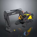 Volvo Excavator Heavy Duty Construction Equipment With Arm And Bucket