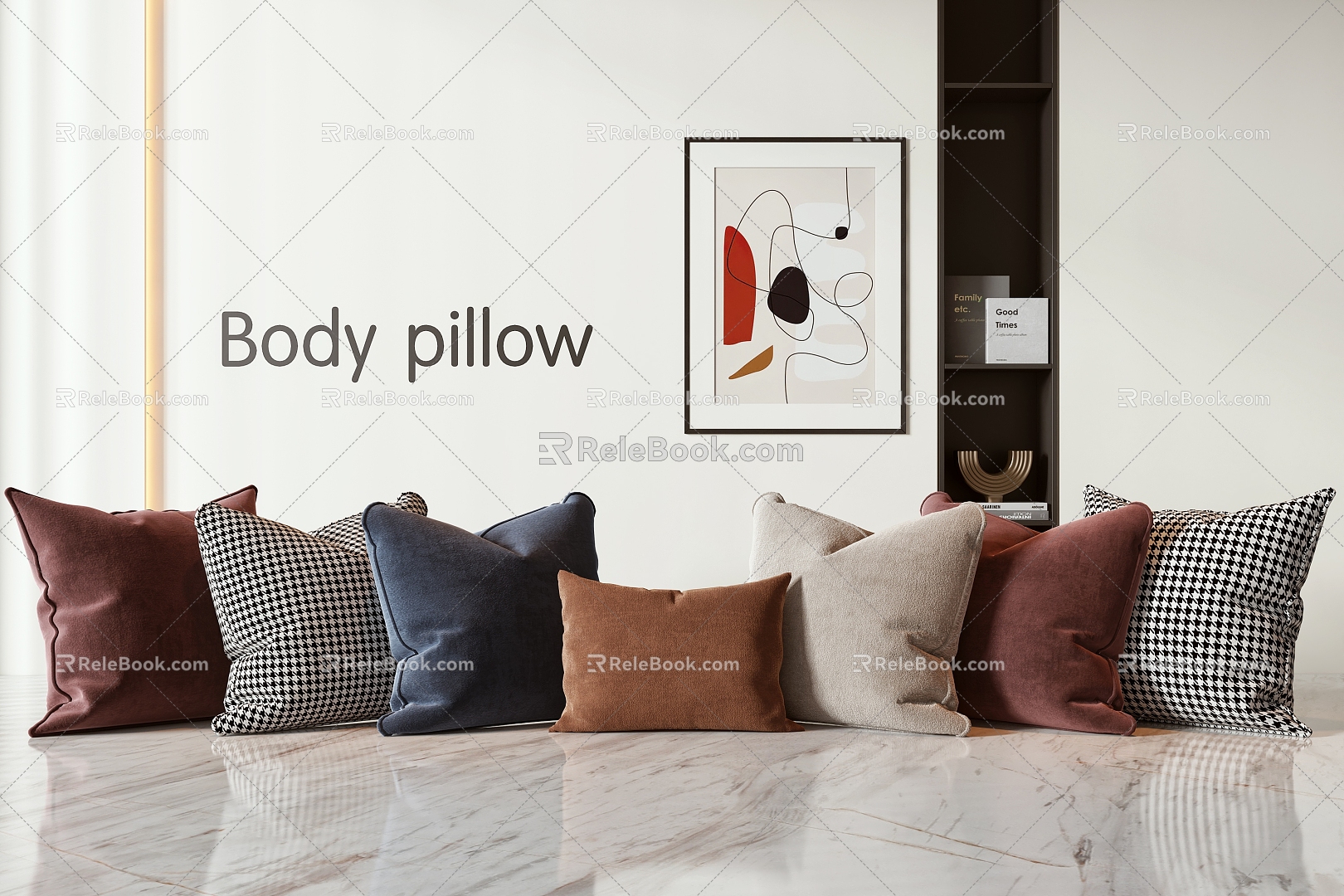 Modern Pillow Pillow 3d model