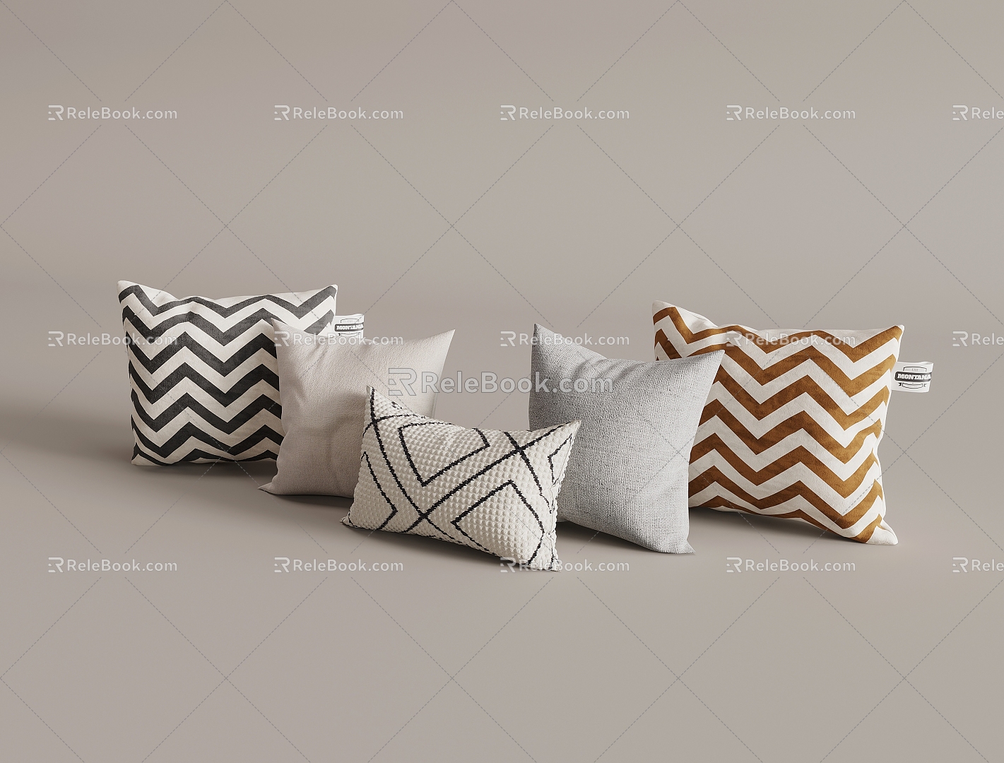 Modern pillow 3d model