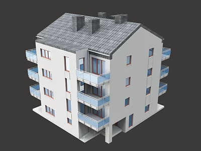 Single-family Villa Residential Quarter Apartment Single-family Building Private House Appearance Residential Building Private House Private House Single-family Villa Residential Quarter Apartment 3d model