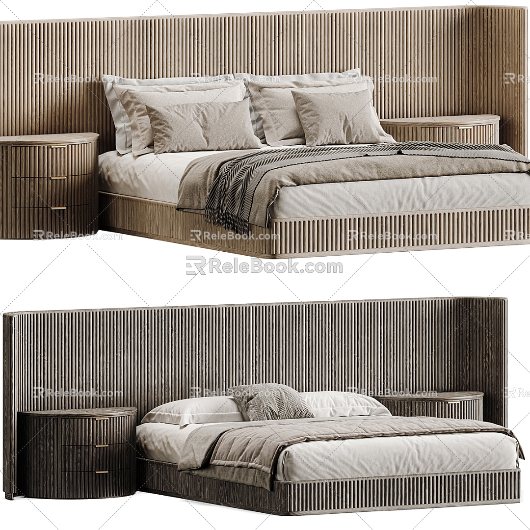 Double bed minotti model