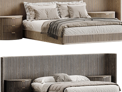 Double bed minotti model