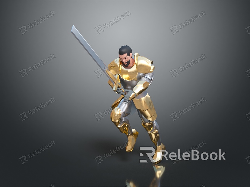 Western Samurai Western Warrior Western Hero Western Warrior Knight Hero Ancient Warrior Paladin model