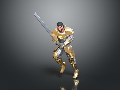 Western Samurai Western Warrior Western Hero Western Warrior Knight Hero Ancient Warrior Paladin model