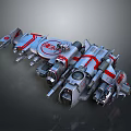 Modern Fighter Science Fiction Fighter Next Generation Fighter Science Fiction Fighter 3d model
