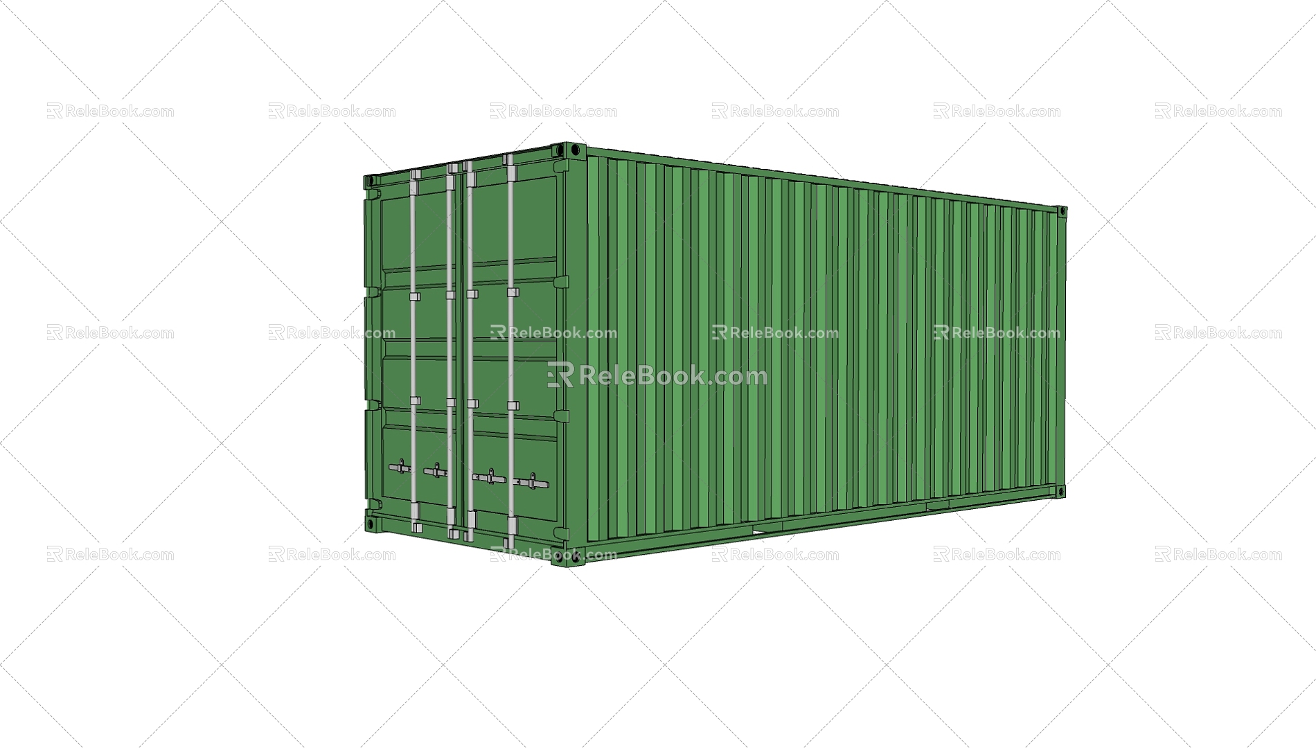 Container 3d model