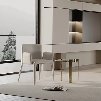 modern leisure chair 3d model