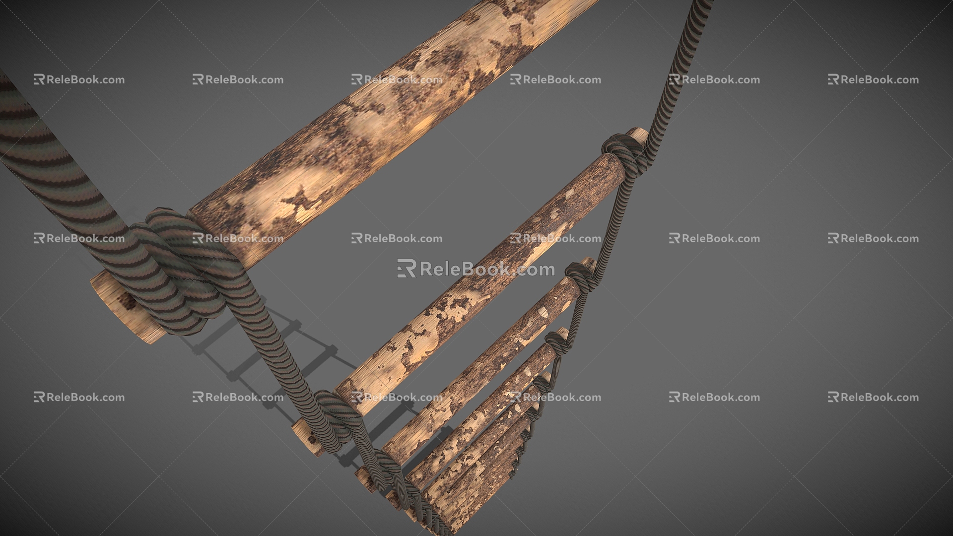 Ladder Wood Ladder Stair Tools Tools Ladder 3d model