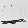 Unique Irregular Pendant Light Featuring Flowing Curved Lines And Modern Design