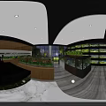 Modern Aquarium Showroom Interior With Multiple Fish Tanks And Aquatic Plants