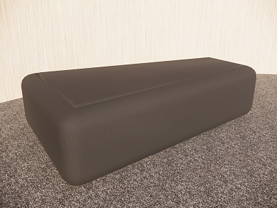 Modern sofa stool shaped stool 3d model