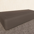 Modern sofa stool shaped stool 3d model