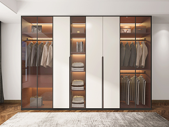 Modern wardrobe 3d model