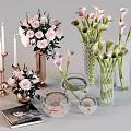 Modern Vase Ornaments Combination 3d model