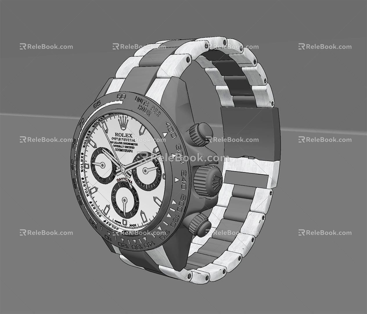 Modern Watch Rolex Watch Wrist Watch Mechanical Watch 3d model