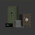 Household Safes With Assorted Designs And Security Locks For Home Storage