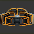 Modern Spaceship Spacecraft 3d model