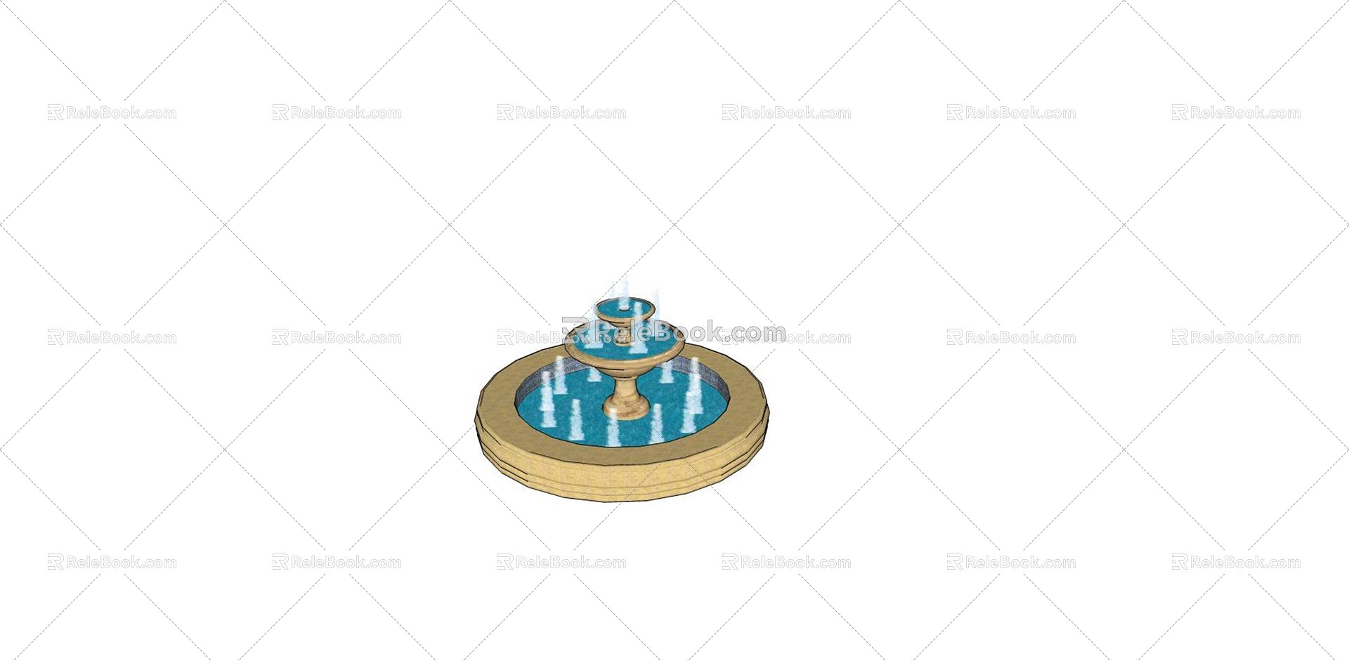 modern fountain model