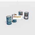 Assorted Jimmy Bean Canned Beans With Ranch Style And Other Varieties On White Background