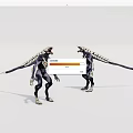 Virtual character humanoid monster 3d model