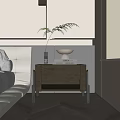 Bedside table 3d model