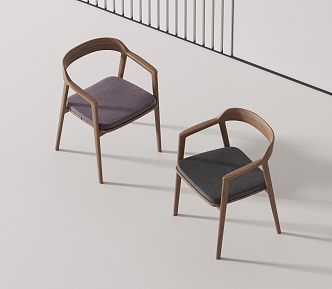 Modern single chair 3d model