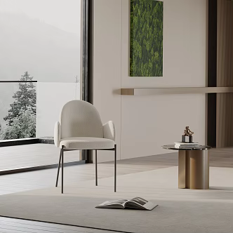 Modern Dining Chair 3d model