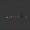 Colorful Various Types Of Plants Featuring Flowers And Green Leaves