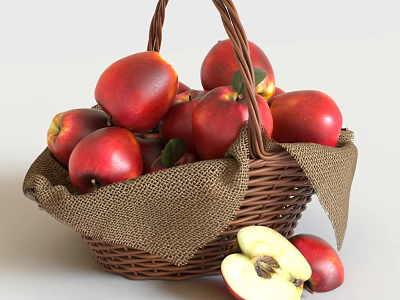 Apple 3d model