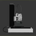 Modern Desktop 3D Printer With Precision Mechanical Arm And Digital Control