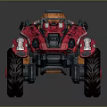 Terrain Ideal For Off Road ATV With Pink Orange Body And Large Tires