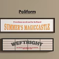 Poliform Display Signs With Summer's Magic Castle And Weftright Original Waffle Weave