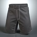 Modern Stylish Dark Casual Shorts With White Stitching And Side Pocket Detail
