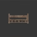 Rustic Wooden Wine Rack Furniture With Multi Tier Shelves And Natural Texture Design