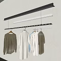 Modern Drying Rack Invisible Drying Rack Electric Drying Rack 3d model