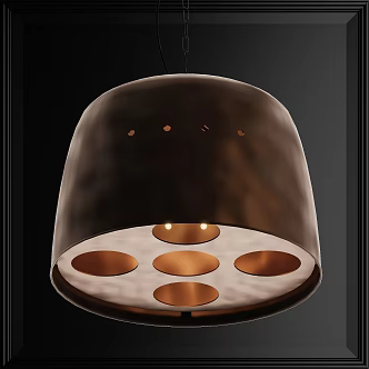 Modern chandelier 3d model