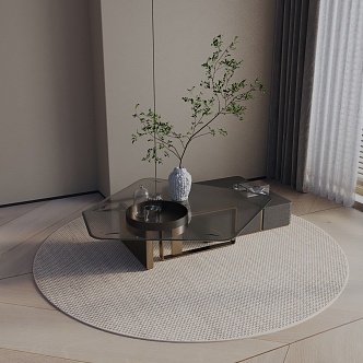 Modern coffee table 3d model