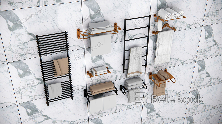 Modern Towel Rack Bathroom Rack model