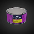 Reoflex Duty Mint Putty Mix Food Product In Jar With Purple Label