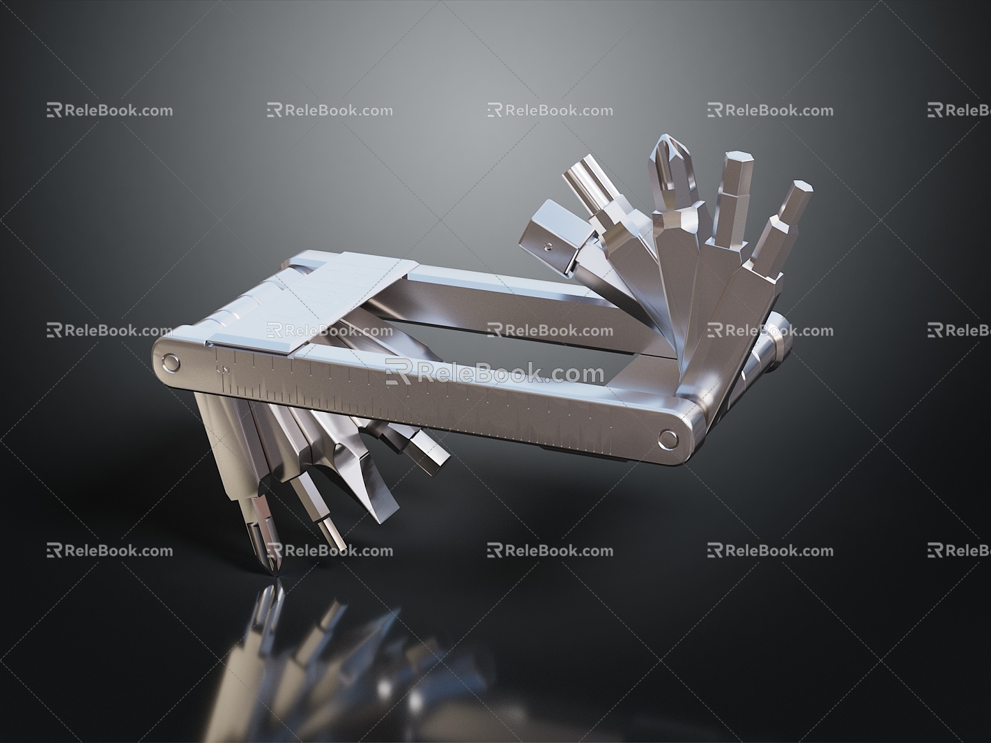 Modern tools multi-function tools multi-function screwdriver multi-function hardware tools 3d model